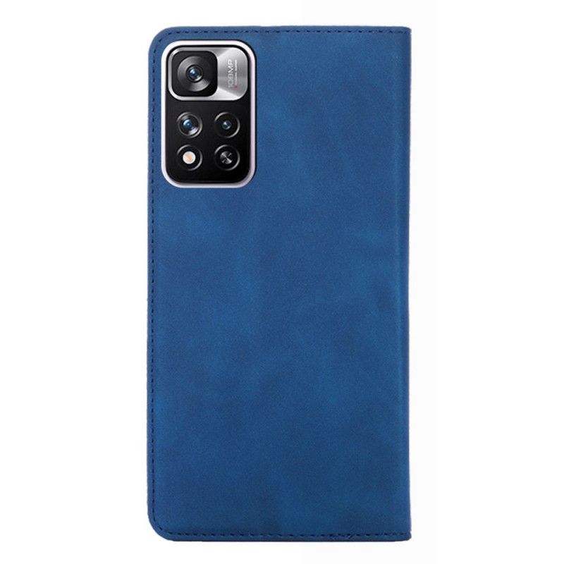 Folio-hoesje Xiaomi Redmi Note 11 Pro / Note 11 Pro Plus Skin-touch Leereffect