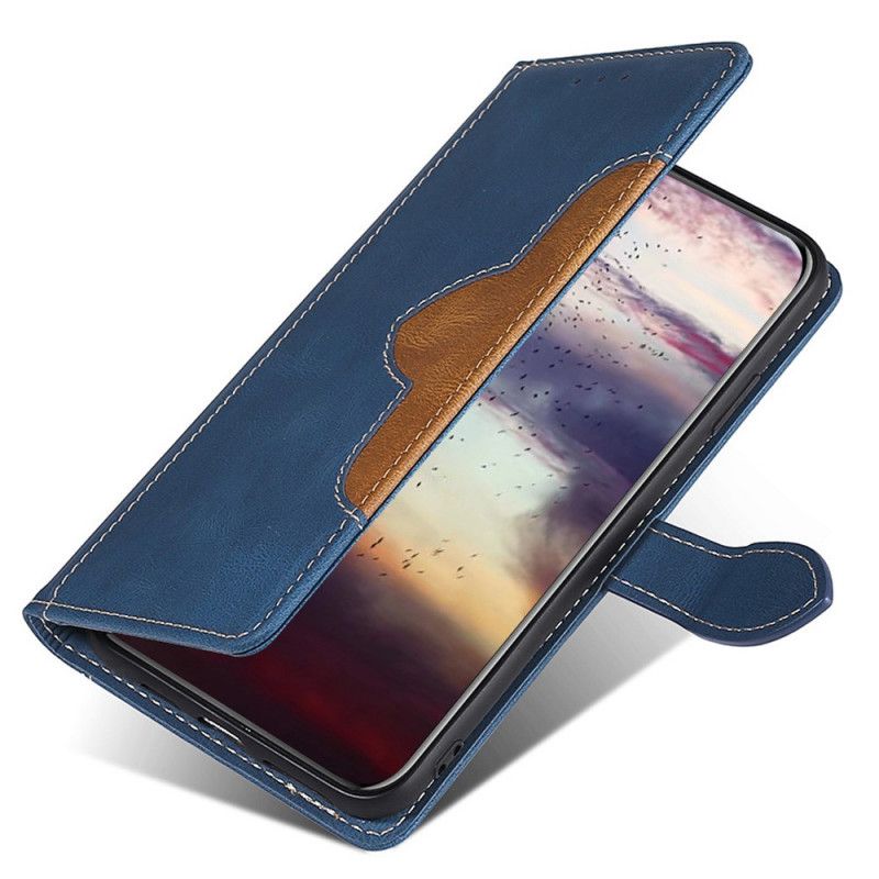 Folio-hoesje Xiaomi Redmi Note 11 Pro / Note 11 Pro Plus Telefoonhoesje Tweekleurig Kunstleer Stijlvol