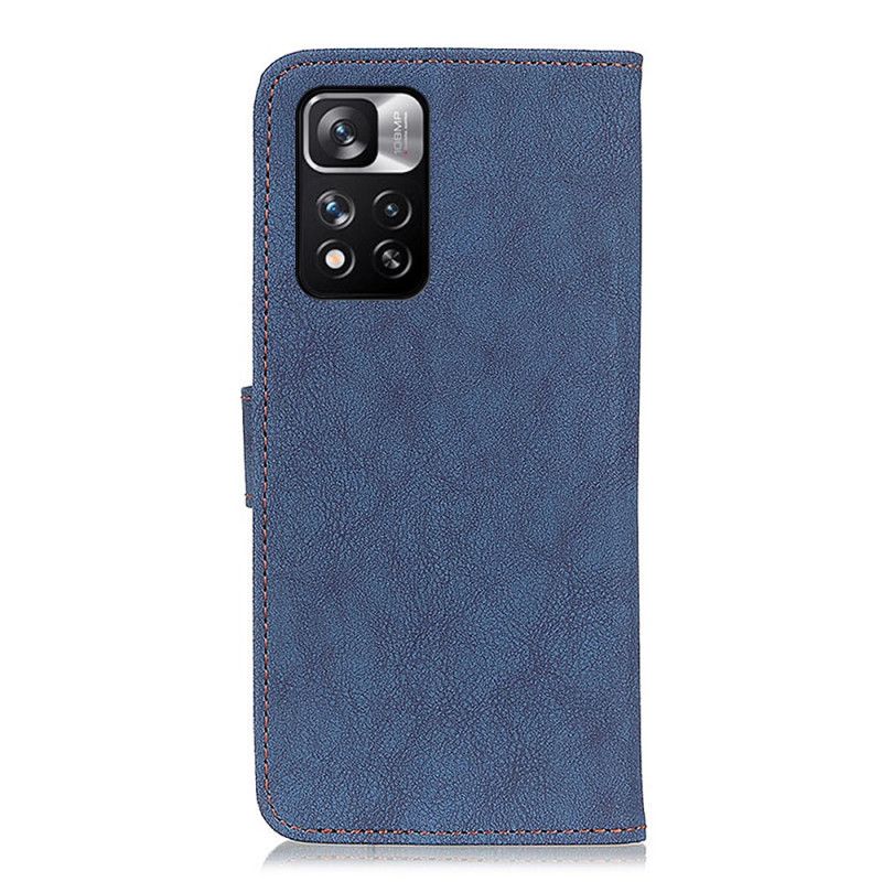 Leren Hoesje Voor Xiaomi Redmi Note 11 Pro / Note 11 Pro Plus Khazneh Retro Splitleer