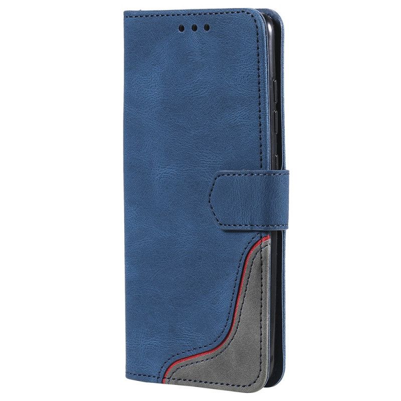 Leren Hoesje Voor Xiaomi Redmi Note 11 Pro / Note 11 Pro Plus Splitleer Skin-touch