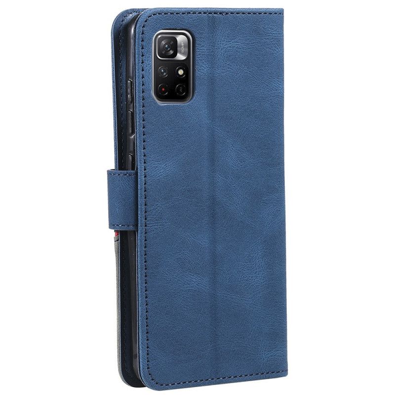 Leren Hoesje Voor Xiaomi Redmi Note 11 Pro / Note 11 Pro Plus Splitleer Skin-touch