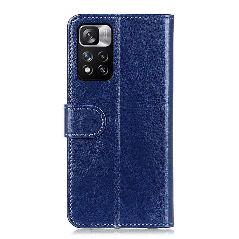 Leren Hoesje Xiaomi Redmi Note 11 Pro / Note 11 Pro Plus Glacial Finesse Bescherming Hoesje