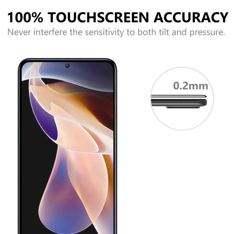 Zwarte Rand Gehard Glas Screenprotector Xiaomi Redmi Note 11 Pro / Note 11 Pro Plus