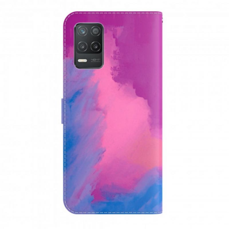 Folio-hoesje Realme 8 5g Telefoonhoesje Aquarel