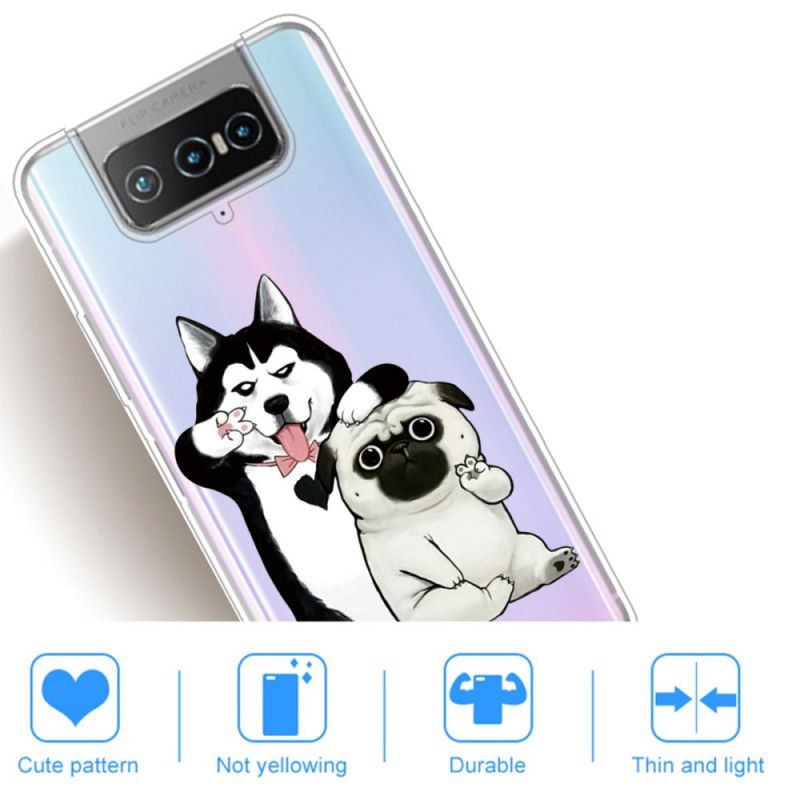 Hoesje Asus Zenfone 7 / 7 Pro Grappige Honden