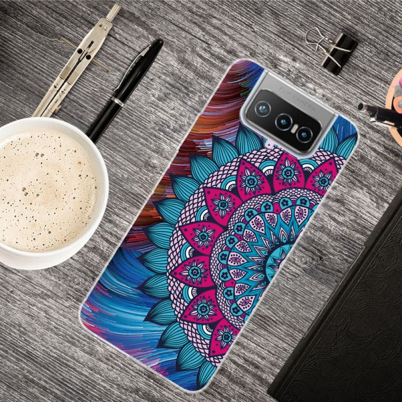 Hoesje Asus Zenfone 7 / 7 Pro Kleurrijke Mandala