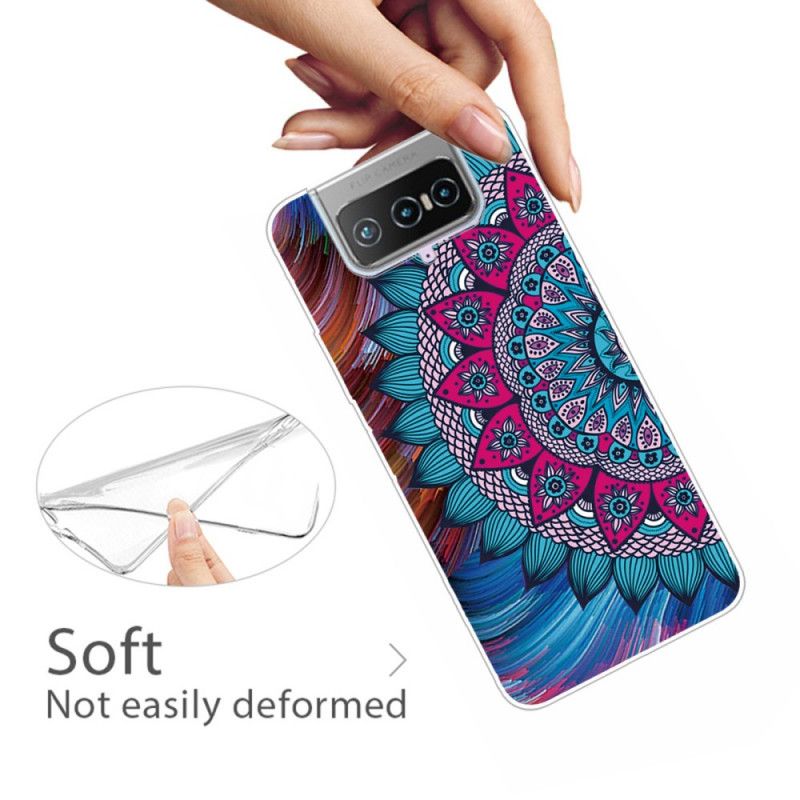 Hoesje Asus Zenfone 7 / 7 Pro Kleurrijke Mandala