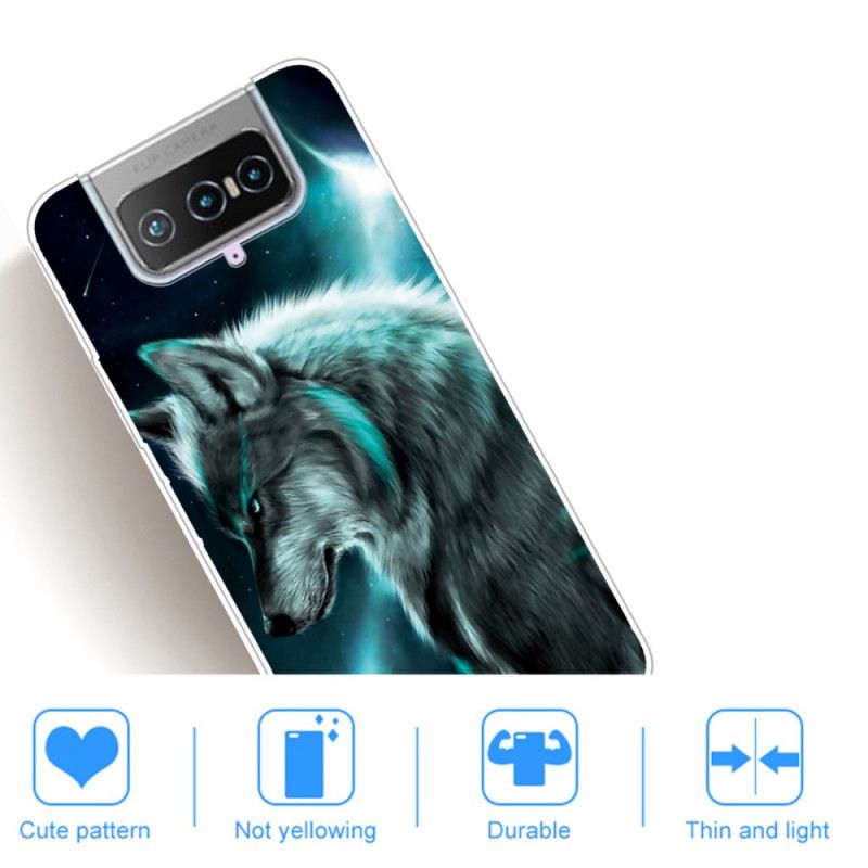 Hoesje voor Asus Zenfone 7 / 7 Pro Koninklijke Wolf