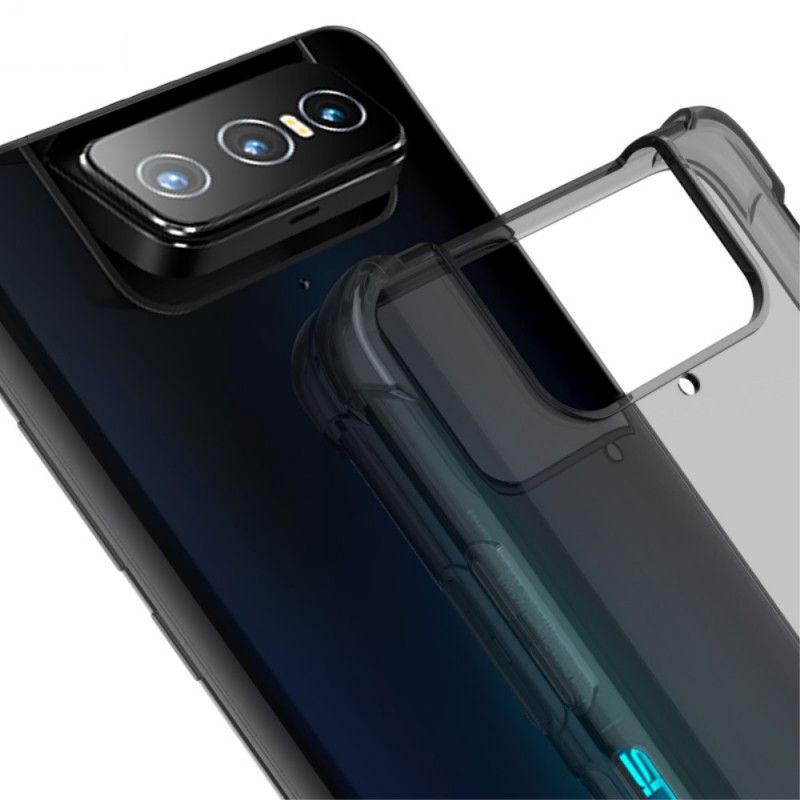 Hoesje voor Asus Zenfone 7 / 7 Pro Transparant Grijs Imak Airbags