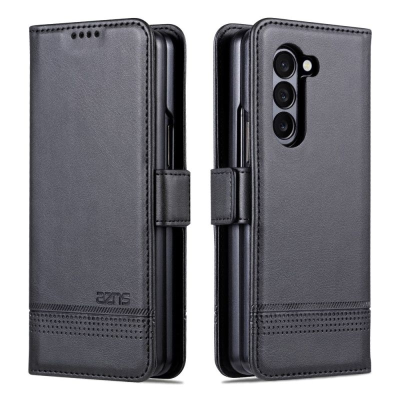 Flip Case Leren Samsung Galaxy Z Fold 5 Azns