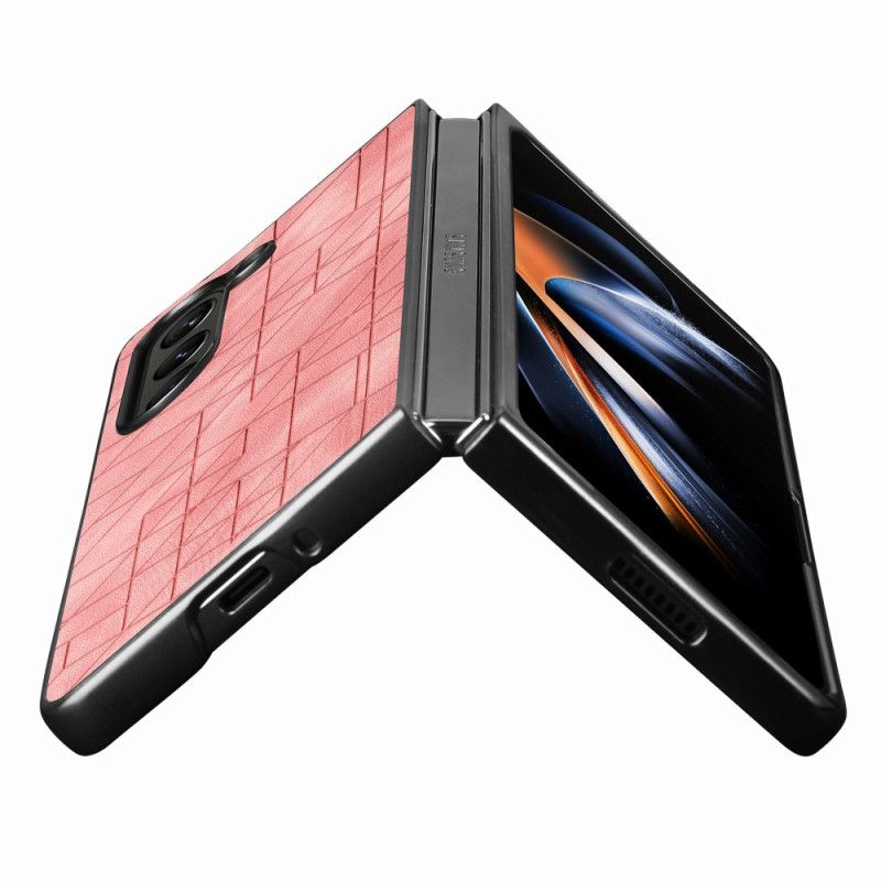 Hoesje Samsung Galaxy Z Fold 5 Geometrische Patronen Van Kunstleer