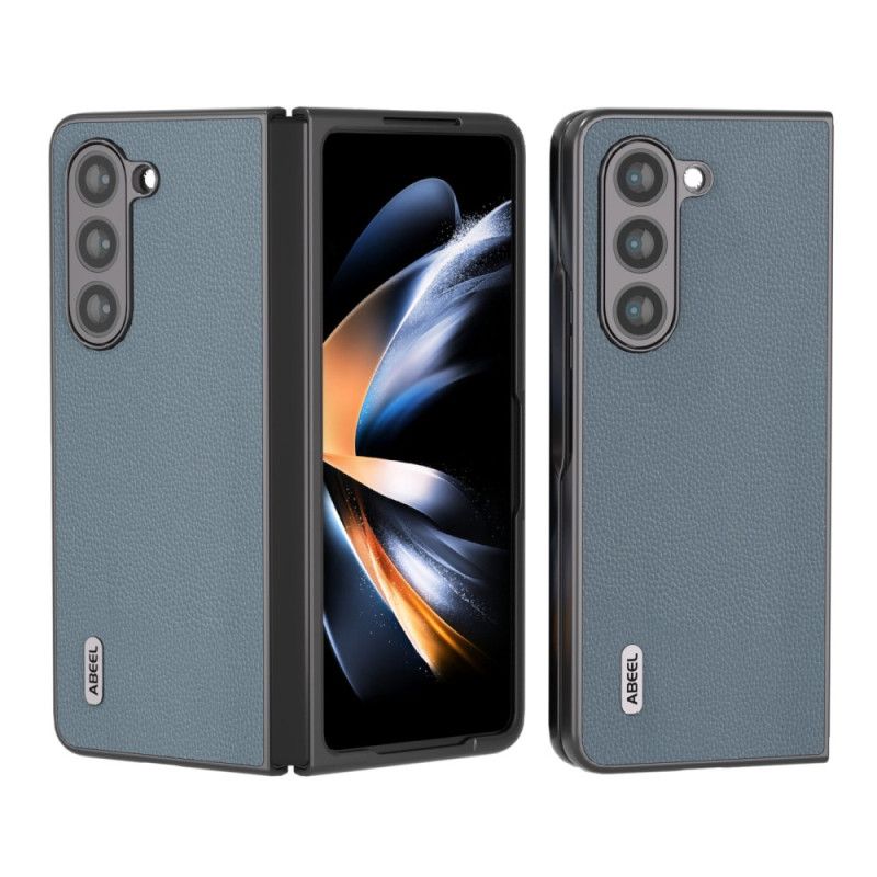 Hoesje Samsung Galaxy Z Fold 5 Getextureerd Leer