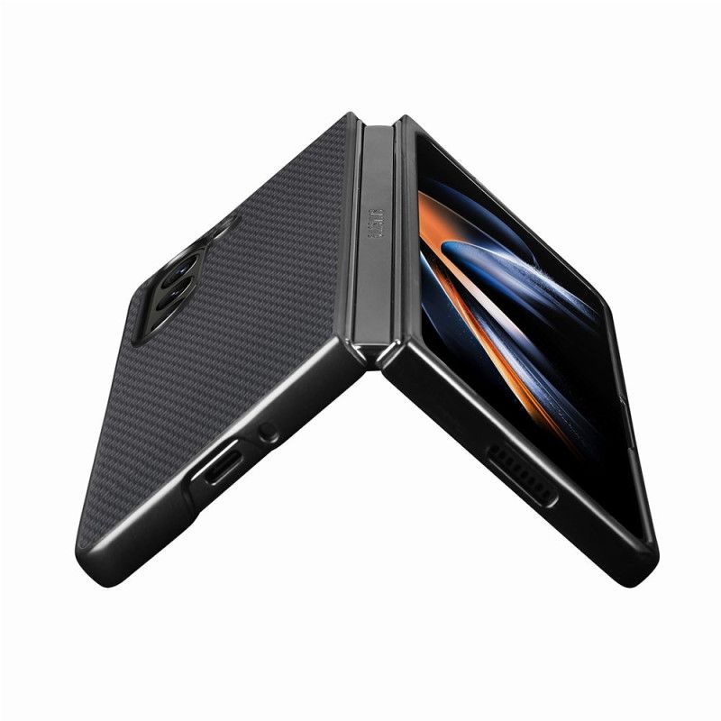 Hoesje Samsung Galaxy Z Fold 5 Klassieke Koolstofvezel