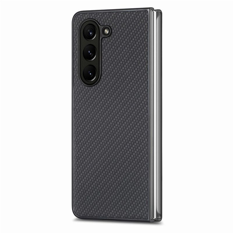 Hoesje Samsung Galaxy Z Fold 5 Klassieke Koolstofvezel