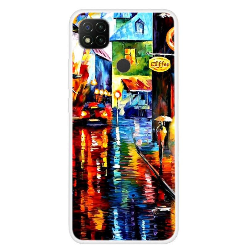 Case Hoesje Xiaomi Redmi 9C Telefoonhoesje Koffieverf