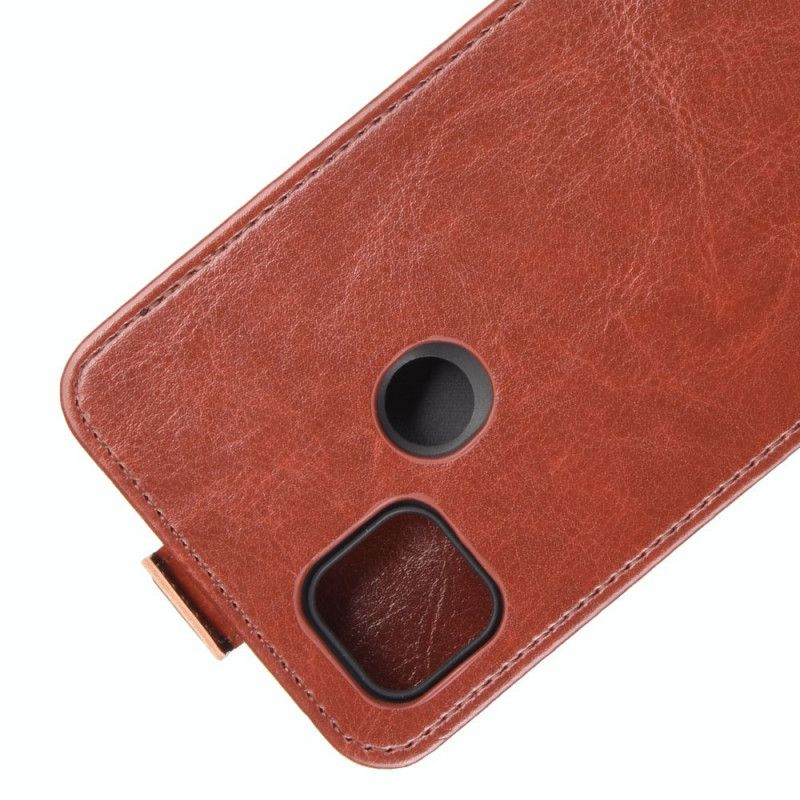 Cover Folio-hoesje Xiaomi Redmi 9C Wit Zwart Telefoonhoesje Vouwleereffect