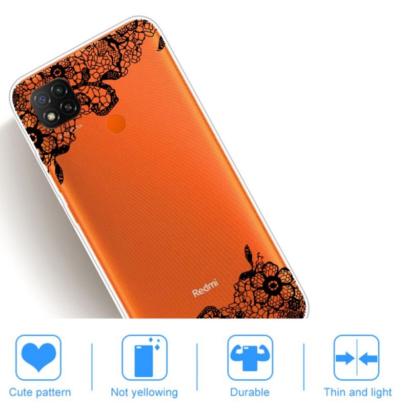 Cover Hoesje Xiaomi Redmi 9C Telefoonhoesje Fijn Kant