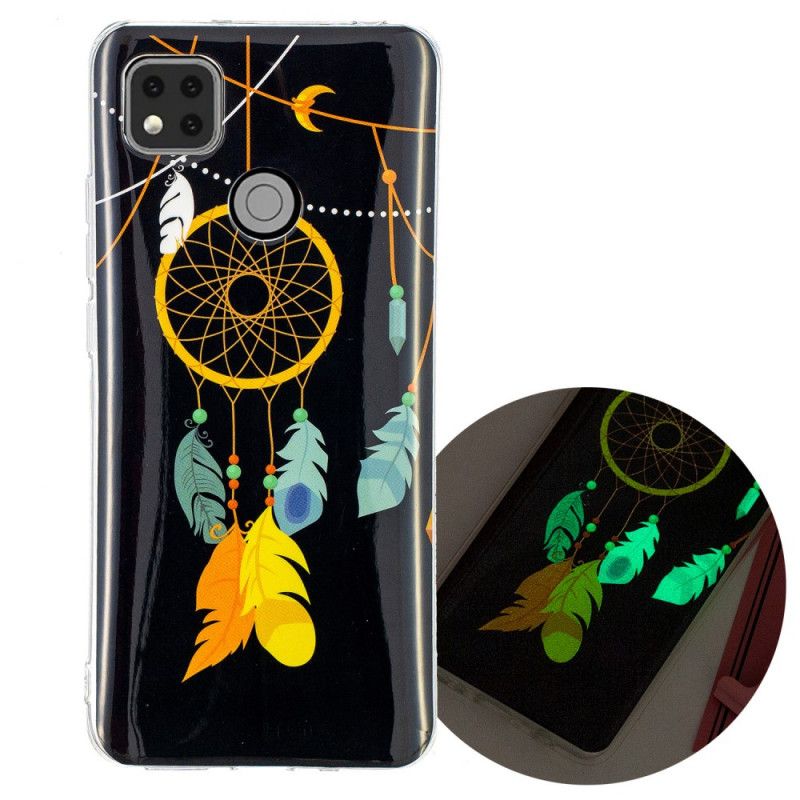 Cover Hoesje Xiaomi Redmi 9C Telefoonhoesje Fluorescerende Dromenvanger