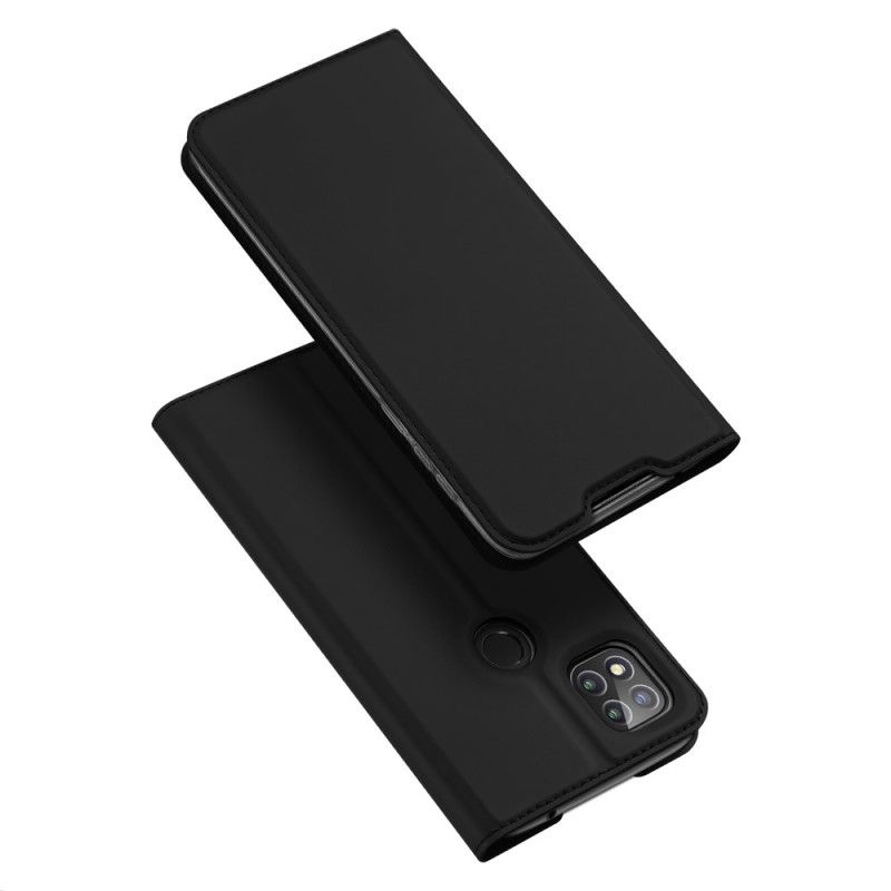 Folio-hoesje voor Xiaomi Redmi 9C Goud Zwart Dux Ducis Pro Series Skin
