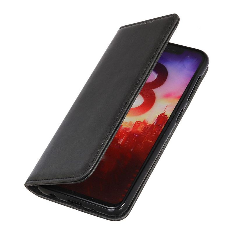 Folio-hoesje Xiaomi Redmi 9C Rood Zwart Telefoonhoesje Splitleer