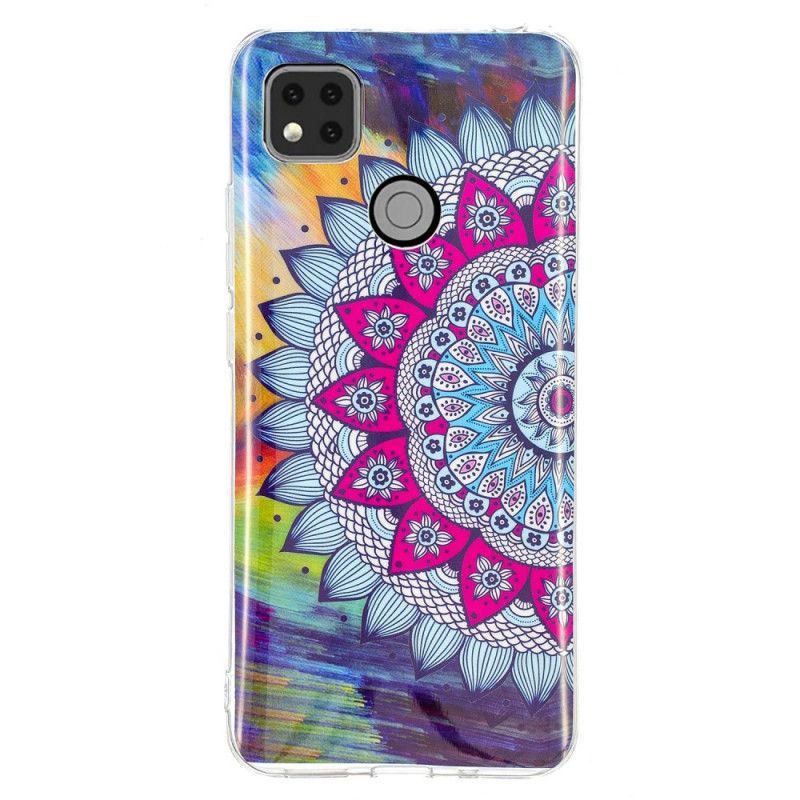 Hoesje voor Xiaomi Redmi 9C Fluorescerende Mandala