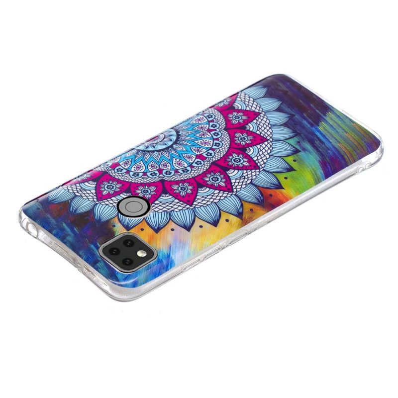 Hoesje voor Xiaomi Redmi 9C Fluorescerende Mandala