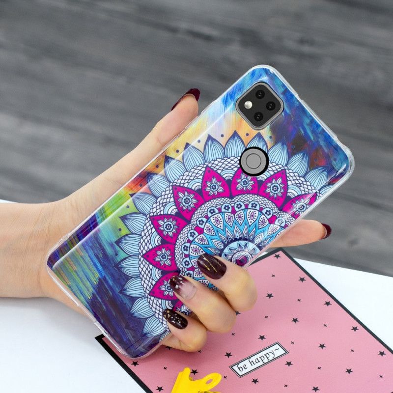 Hoesje voor Xiaomi Redmi 9C Fluorescerende Mandala