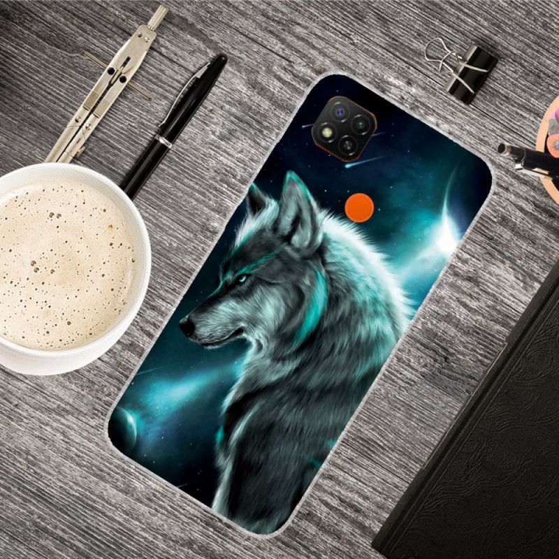 Hoesje voor Xiaomi Redmi 9C Koninklijke Wolf