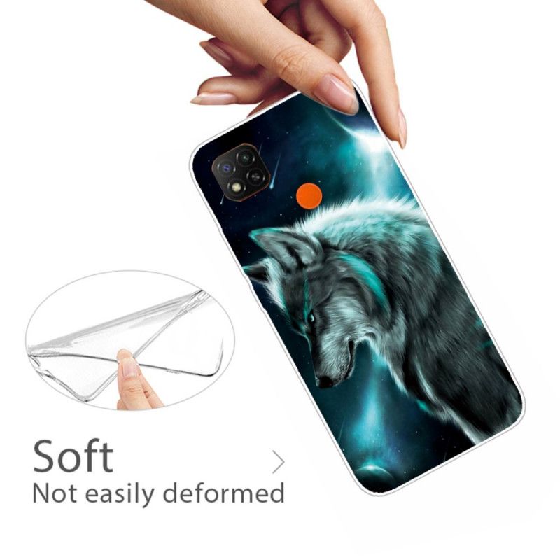 Hoesje voor Xiaomi Redmi 9C Koninklijke Wolf