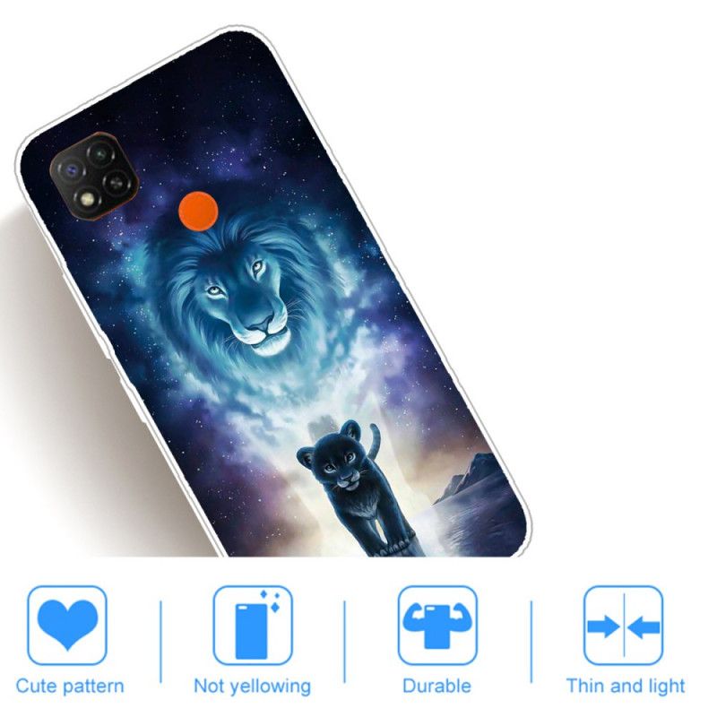 Hoesje voor Xiaomi Redmi 9C Leeuwenwelp