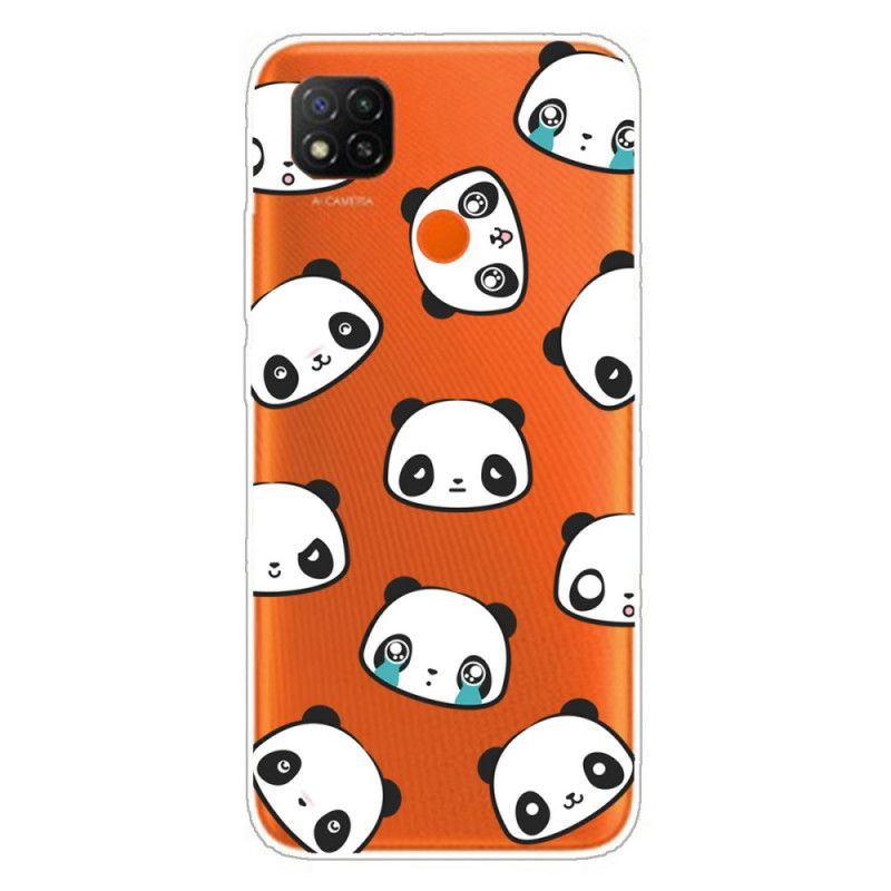 Hoesje voor Xiaomi Redmi 9C Sentimentele Panda'S