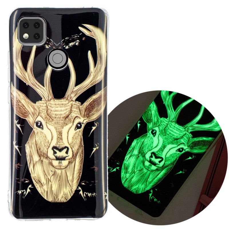 Hoesje Xiaomi Redmi 9C Fluorescerend Majestueus Hert