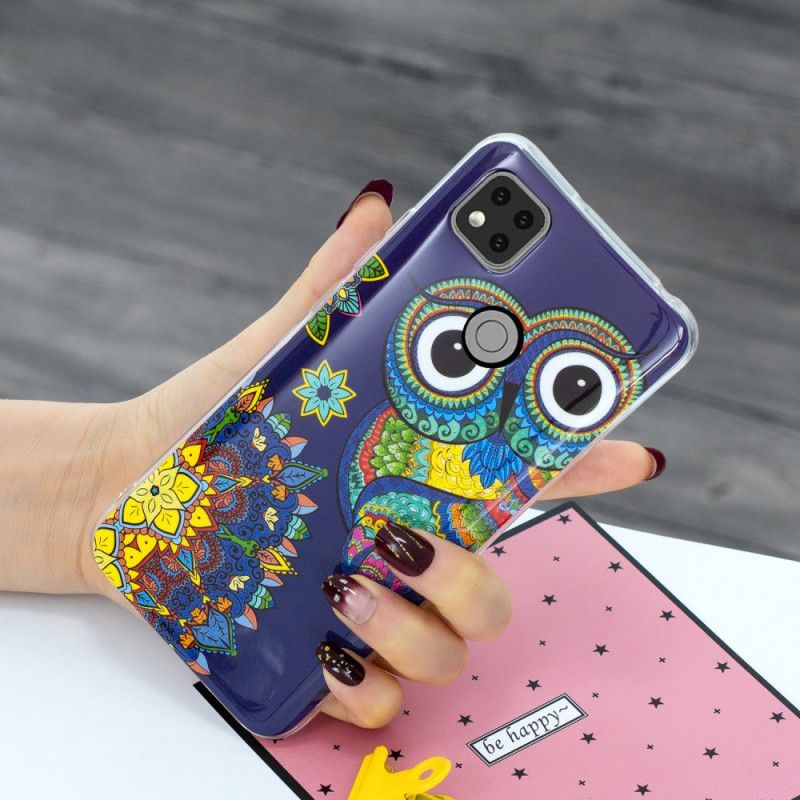 Hoesje Xiaomi Redmi 9C Fluorescerende Uil