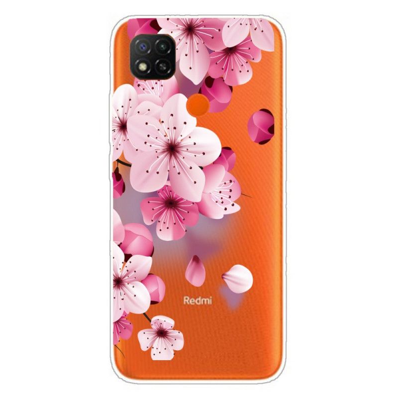 Hoesje Xiaomi Redmi 9C Telefoonhoesje Premium Bloemen