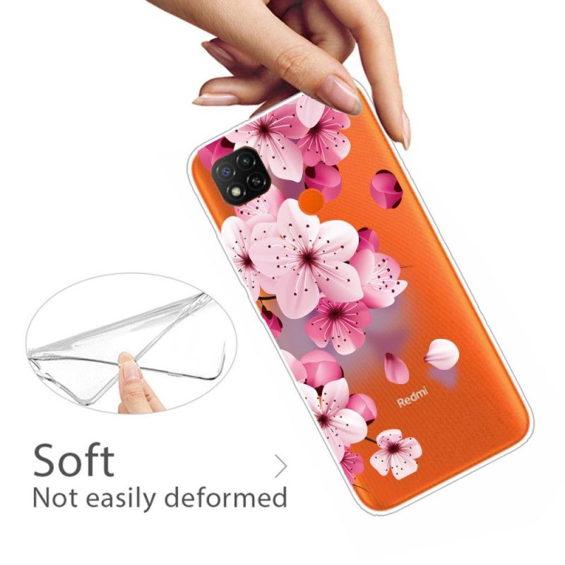 Hoesje Xiaomi Redmi 9C Telefoonhoesje Premium Bloemen