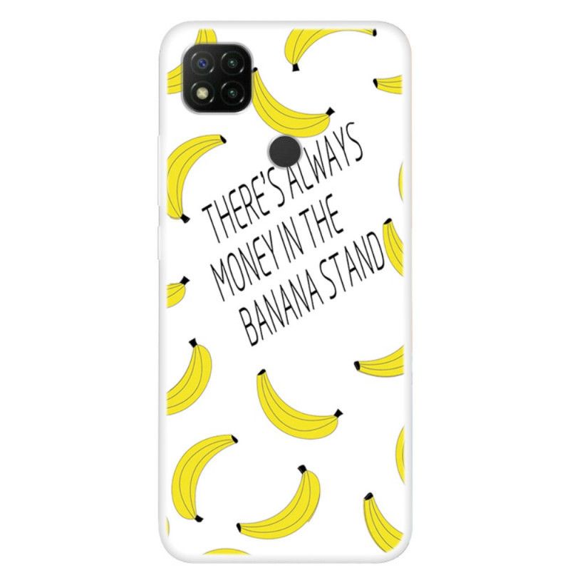 Hoesje Xiaomi Redmi 9C Transparant Bananengeld