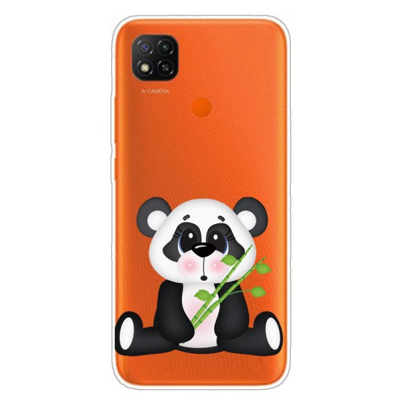 Hoesje Xiaomi Redmi 9C Transparante Droevige Panda