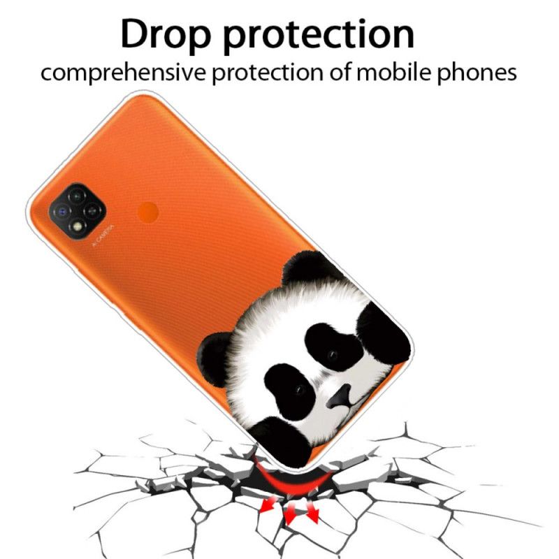 Hoesje Xiaomi Redmi 9C Transparante Panda