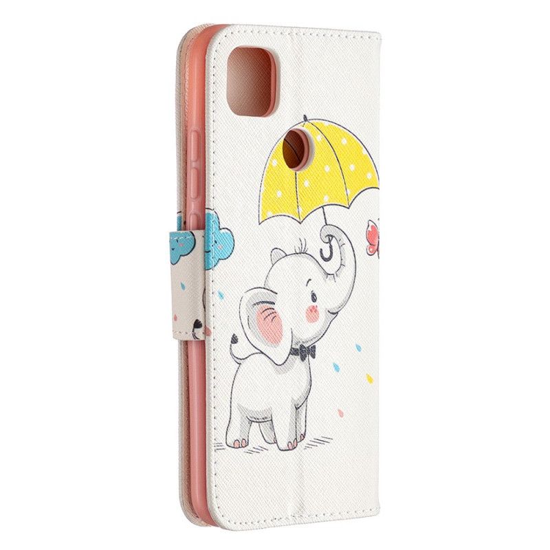Leren Hoesje voor Xiaomi Redmi 9C Babyolifant