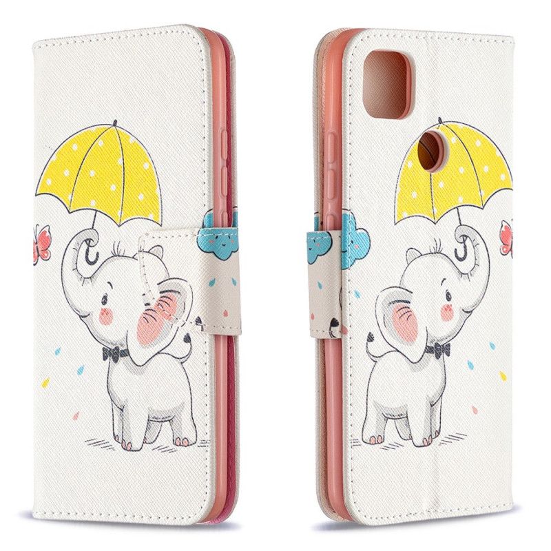 Leren Hoesje voor Xiaomi Redmi 9C Babyolifant