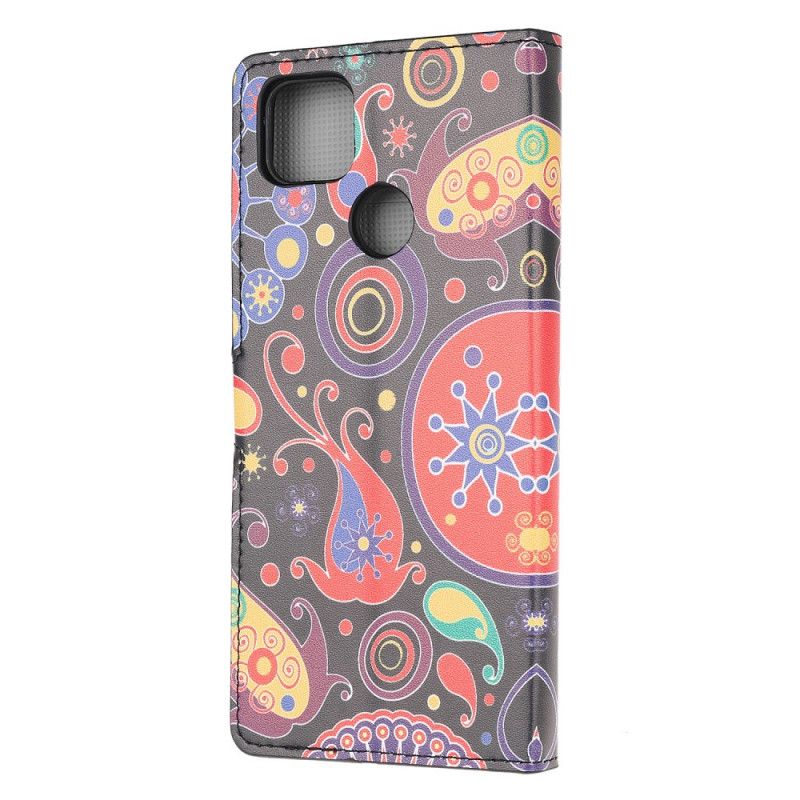 Leren Hoesje Xiaomi Redmi 9C Melkwegontwerp