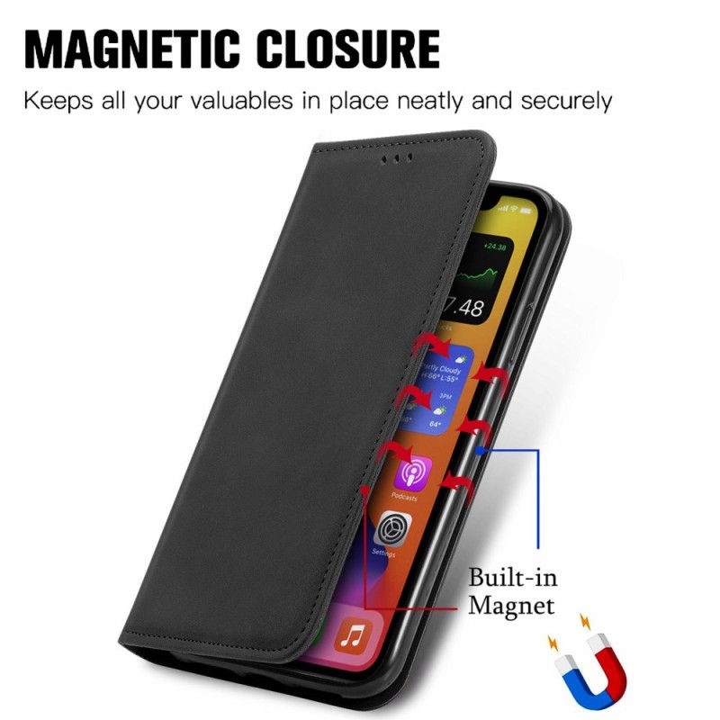 Folio-hoesje Realme 12 Pro / 12 Pro Plus Suède-effect Bescherming Hoesje