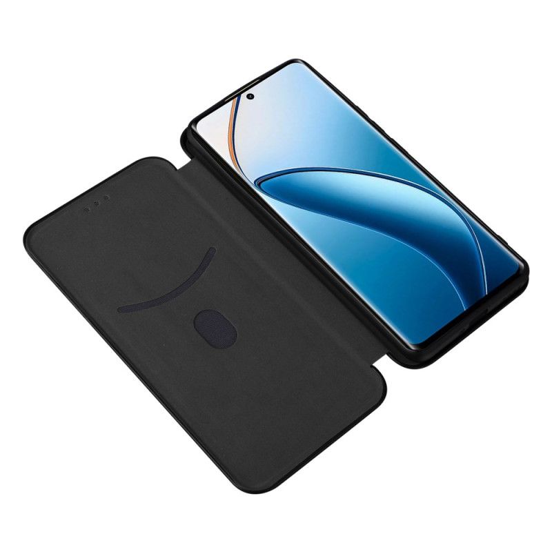 Folio-hoesje Realme 12 Pro / 12 Pro Plus Telefoonhoesje Koolstofvezel