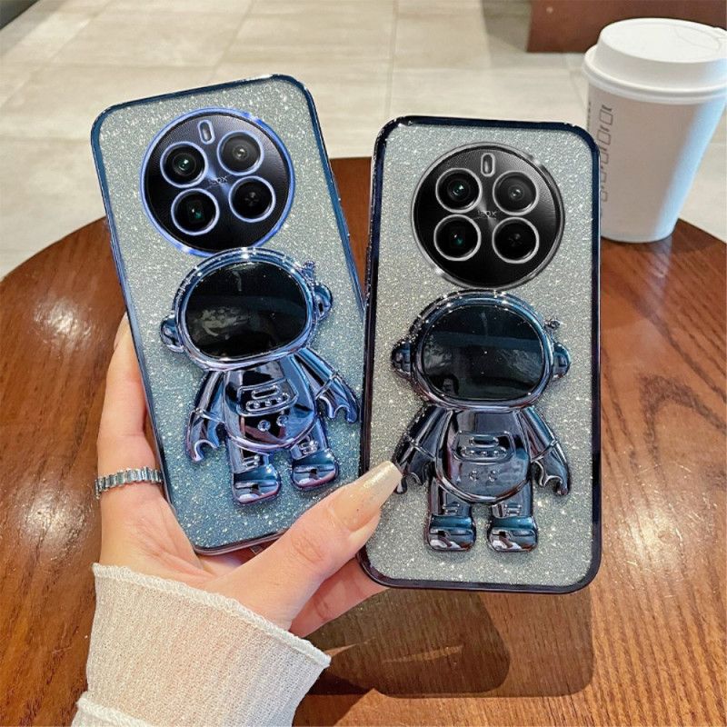 Hoesje Realme 12 Pro / 12 Pro Plus Glitterachtige Astronaut Bescherming Hoesje