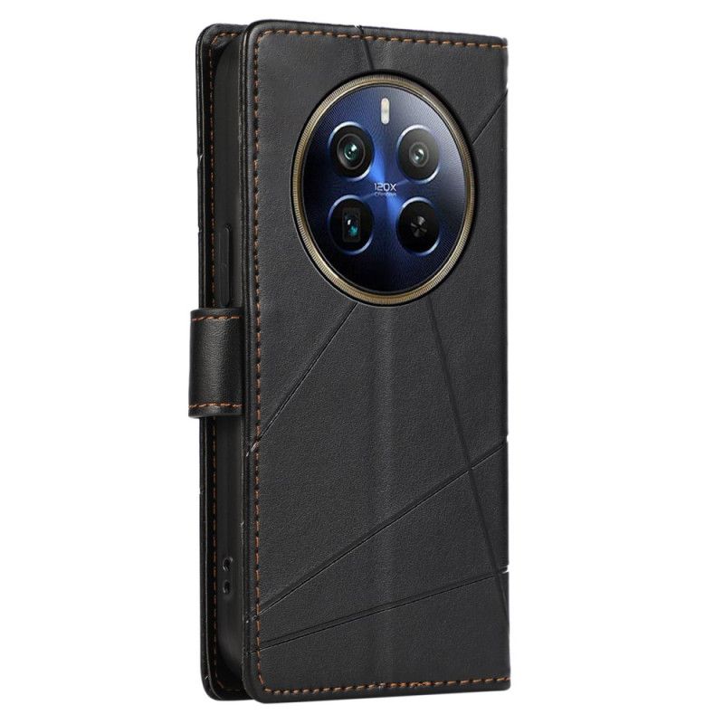 Leren Hoesje Realme 12 Pro / 12 Pro Plus Afdrukregels