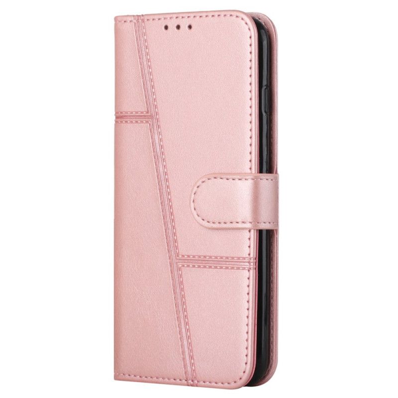 Leren Hoesje Voor Realme 12 Pro / 12 Pro Plus Lijnen