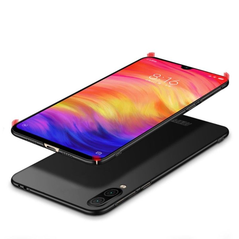 Case Hoesje Xiaomi Redmi Note 7 Rood Zwart Telefoonhoesje Mofi