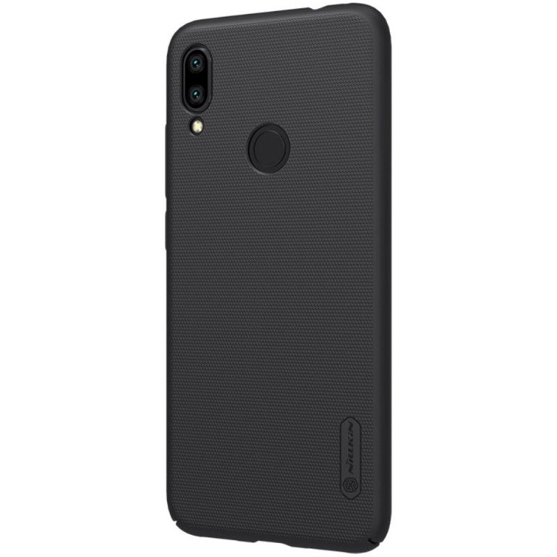 Case Hoesje Xiaomi Redmi Note 7 Zwart Telefoonhoesje Stijve Frosted Nillkin