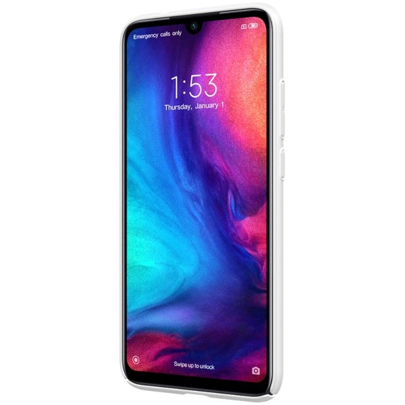 Case Hoesje Xiaomi Redmi Note 7 Zwart Telefoonhoesje Stijve Frosted Nillkin