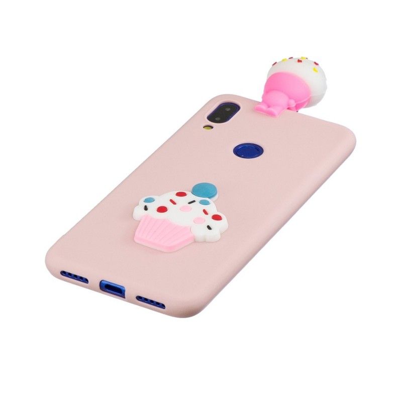 Cover Hoesje Xiaomi Redmi Note 7 Telefoonhoesje 3D Kopje Cake